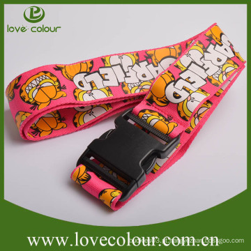 Custom Poliéster Travel Suitcase Strap Cinto / bagagem embalagem correia